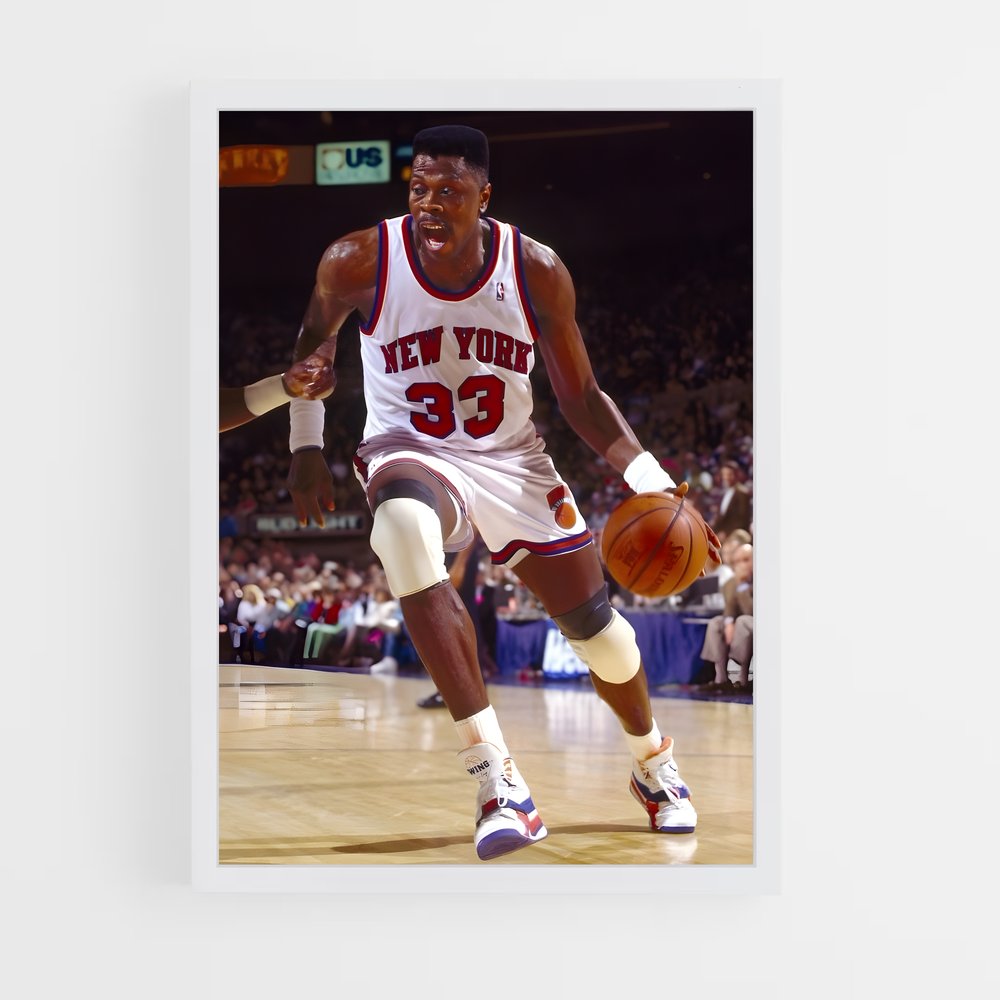 Poster Patrick ewing gestes – affiche Basketball (vue 3)